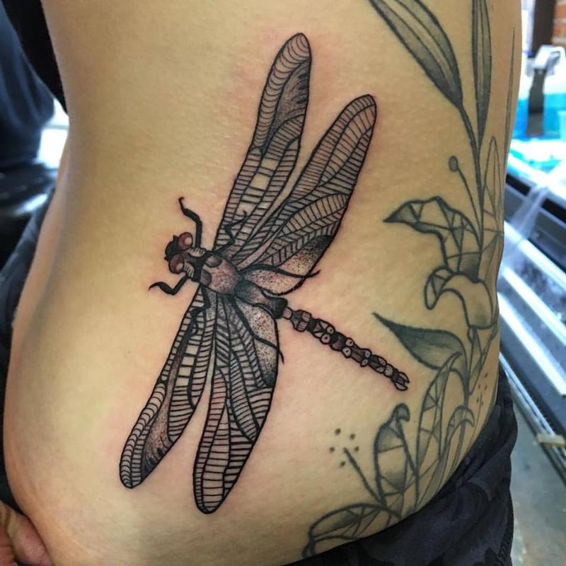 Dragon Fly Tattoo