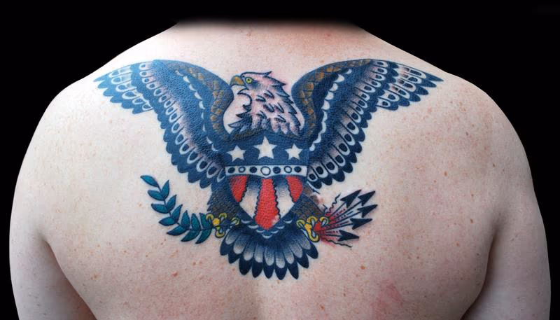 Norman Collins Victory Eagle Tattoo