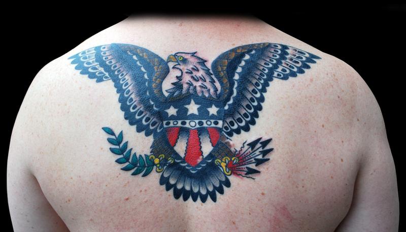 Norman Collins Victory Eagle Tattoo