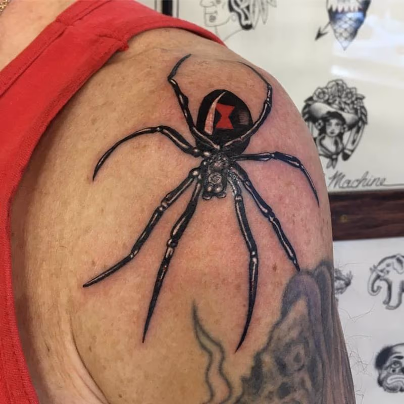 Black Widow Tattoo