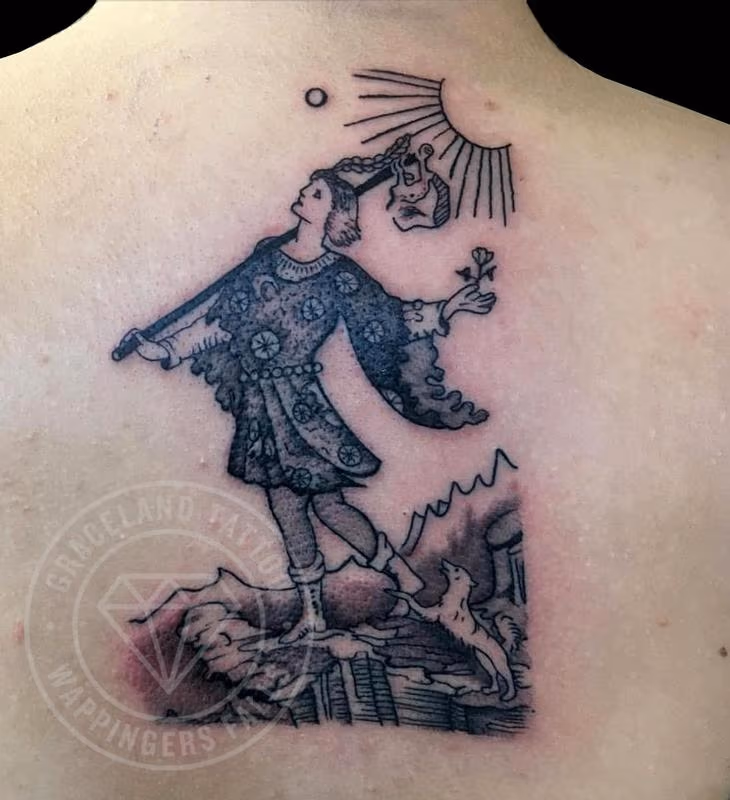 The Fool Tarot Card Tattoo
