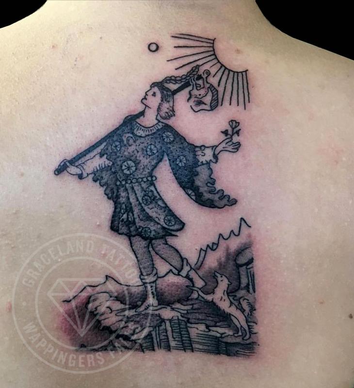 The Fool Tarot Card Tattoo