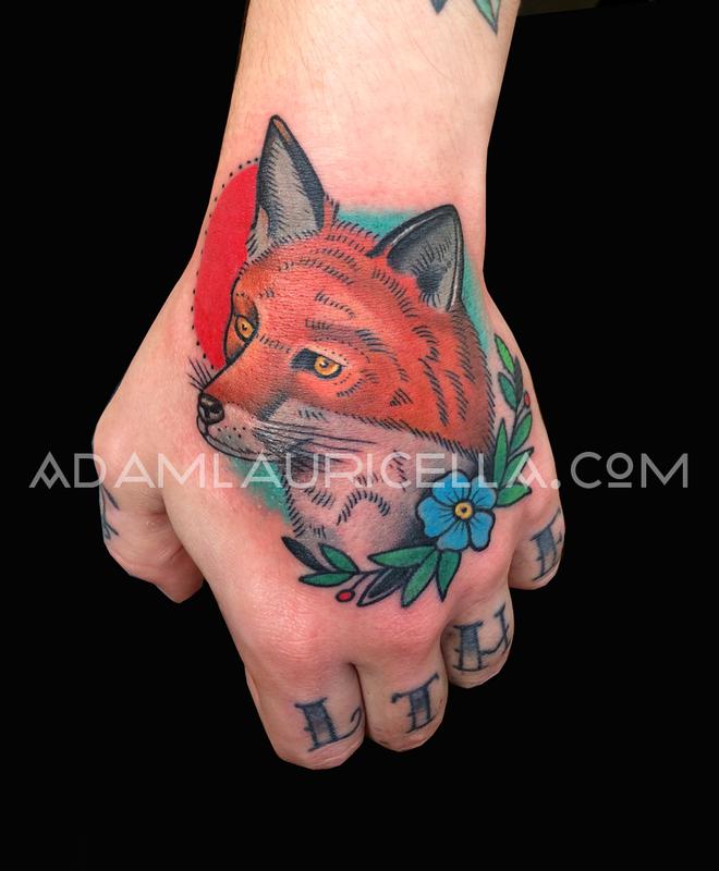 Fox Head Tattoo