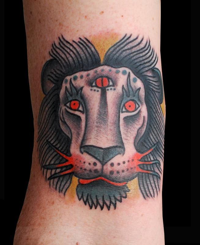 Cosmic Lion Tattoo