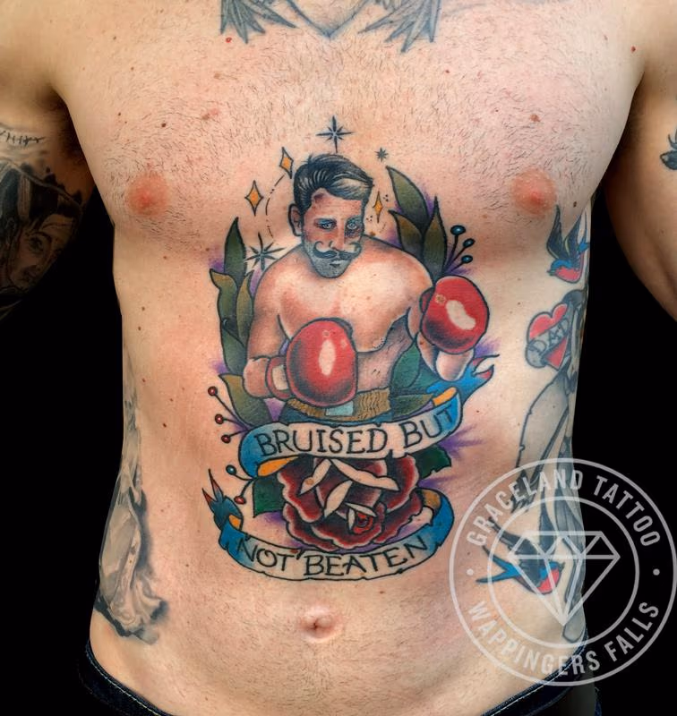 Traditional Fighter Tattoo