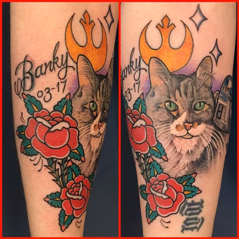 Traditional Cat Portrait