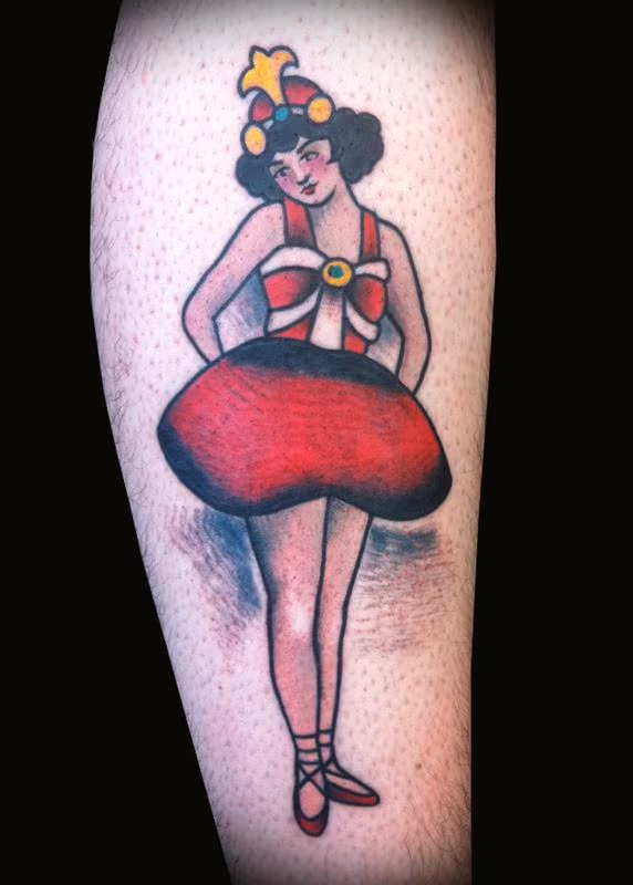 Ben Corday Ballerina Tattoo