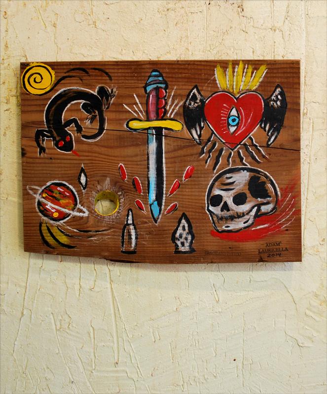 Flash on Wood 1