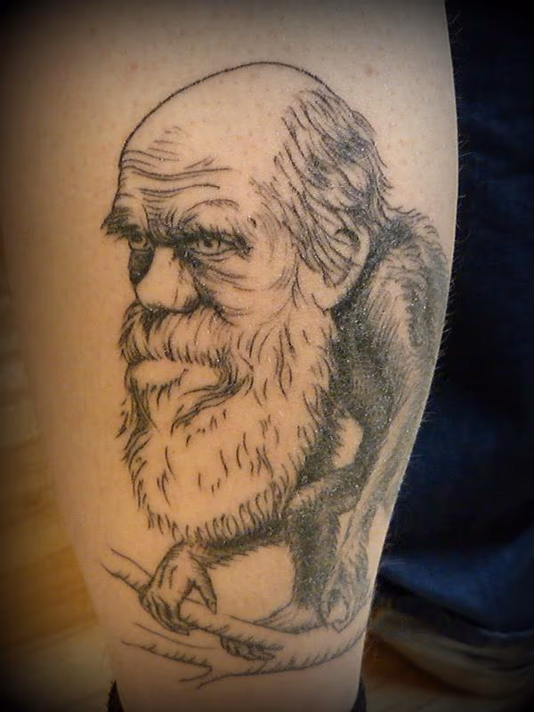 Charles Darwin Tattoo