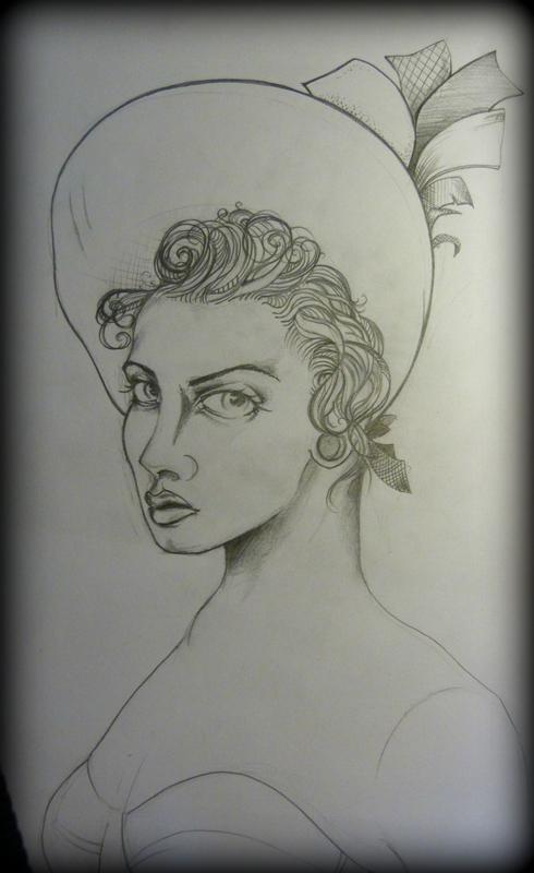 Creepy bonnet lady
