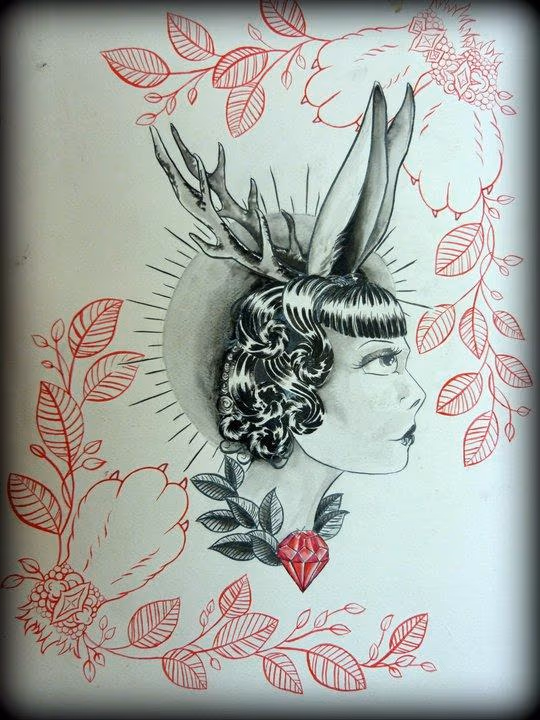 Jackalope lady