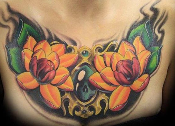 Lotus and Skull