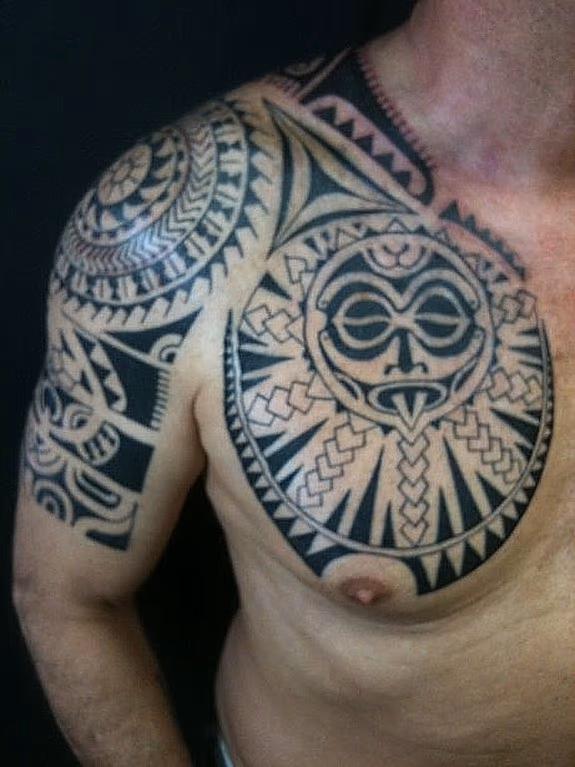 Modern Polynesian on chest 1