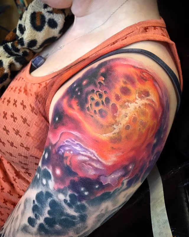Firey nebula