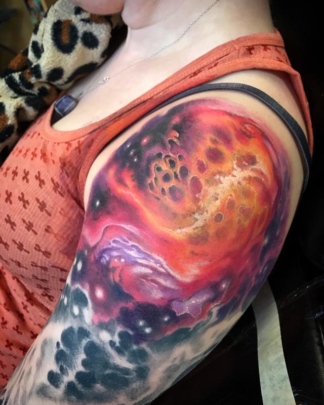 Firey nebula