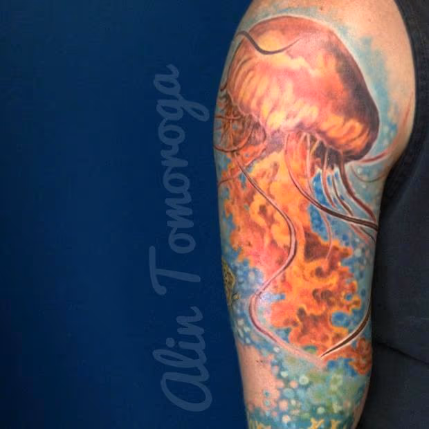 Orange Jellyfish