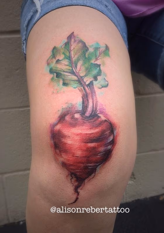 Radish Tattoo