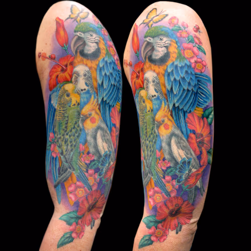 Exotic Birds Tattoo