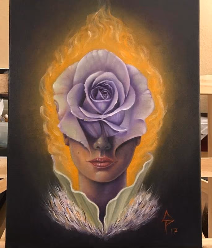 Rose face