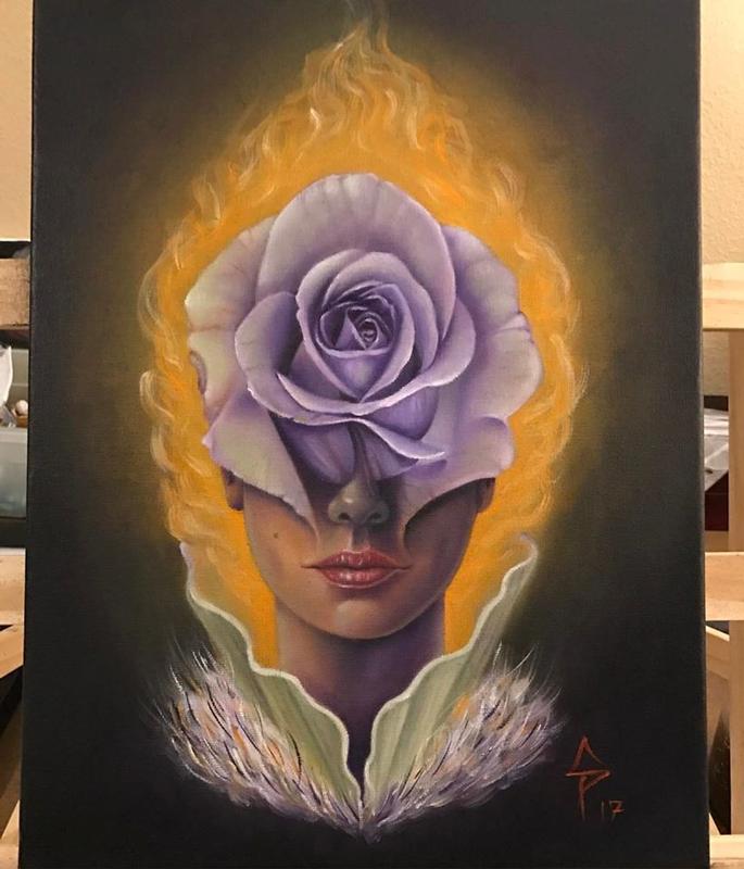 Rose face