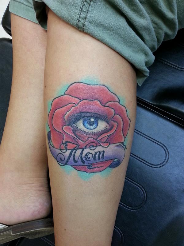 All Seeing Eye and Rose for Mom