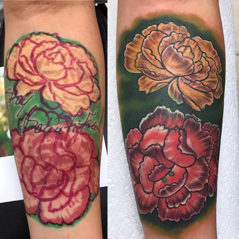 Flowers/ cover up