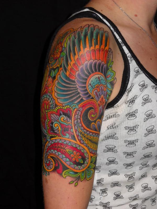 decorative arm tattoo