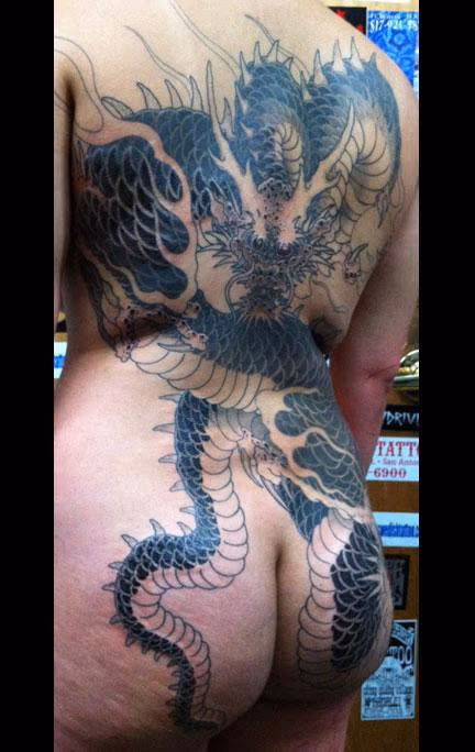 Japanese Dragon Tattoo