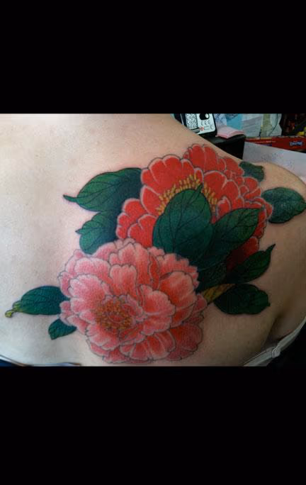 Color Flower Tattoo