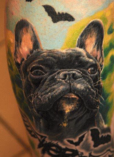 Dog Portrait Tattoo