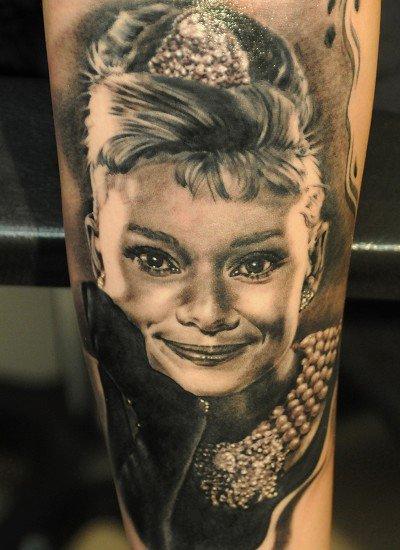 audrey hepburn tattoo