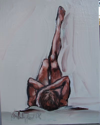 small white figure