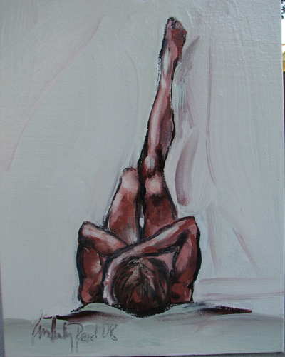 small white figure