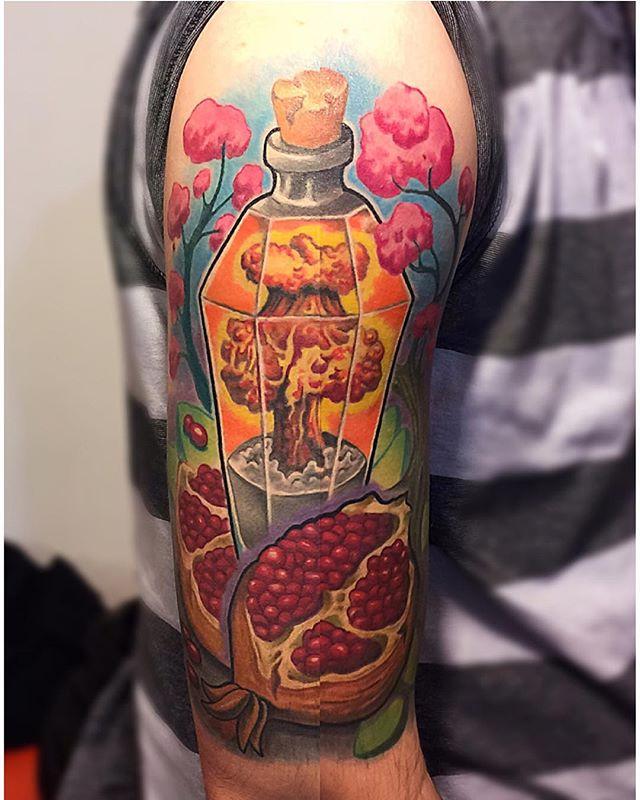 new school tattoo