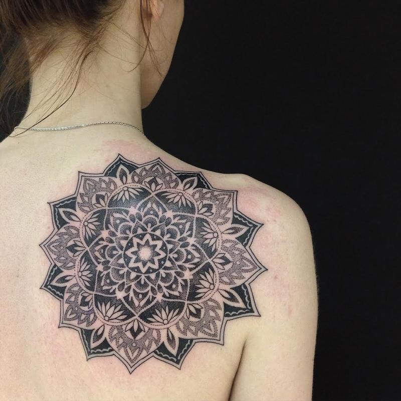 Blackwork Mandala
