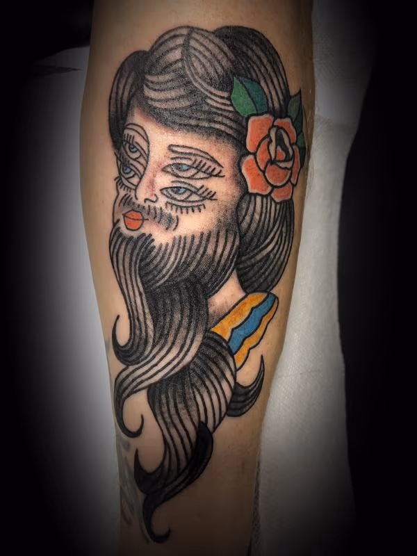 Bearded lady