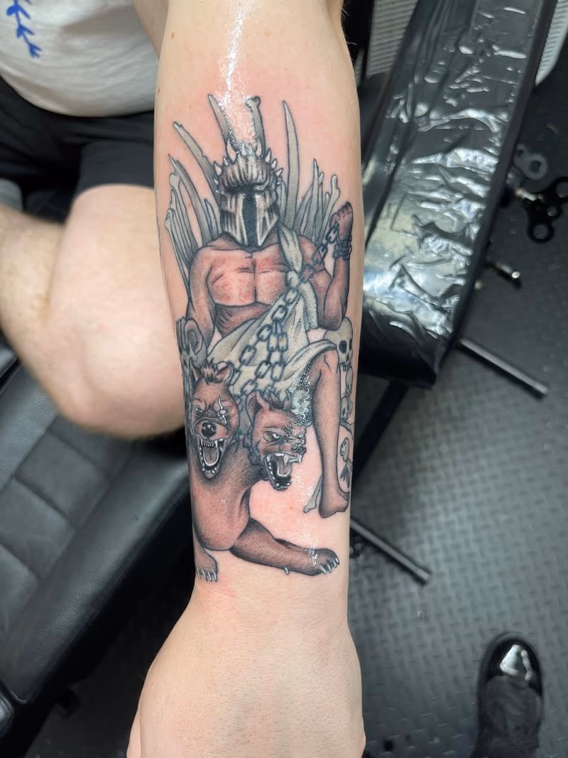 Hades and Cerberus