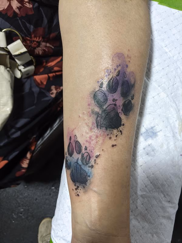 Watercolor dog prints