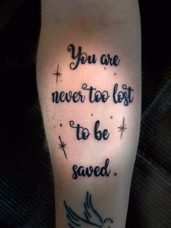 Never too lost