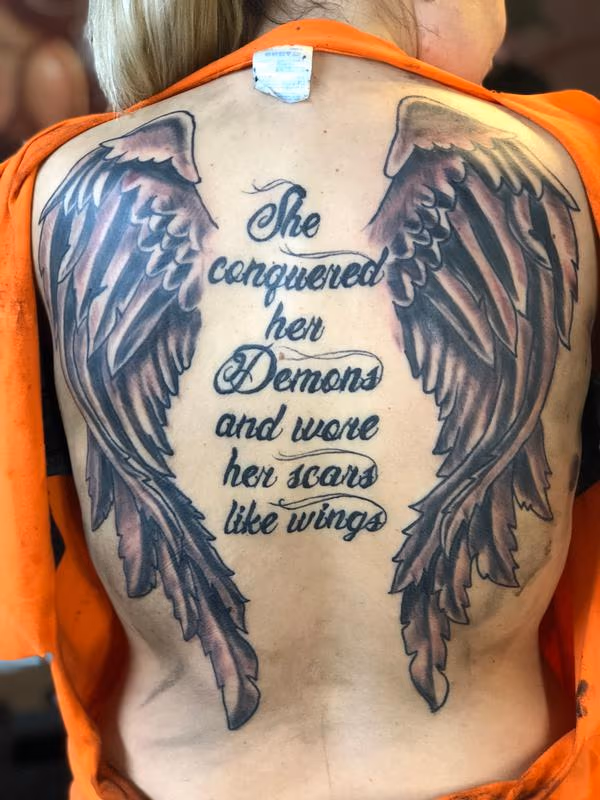 Scars like wings