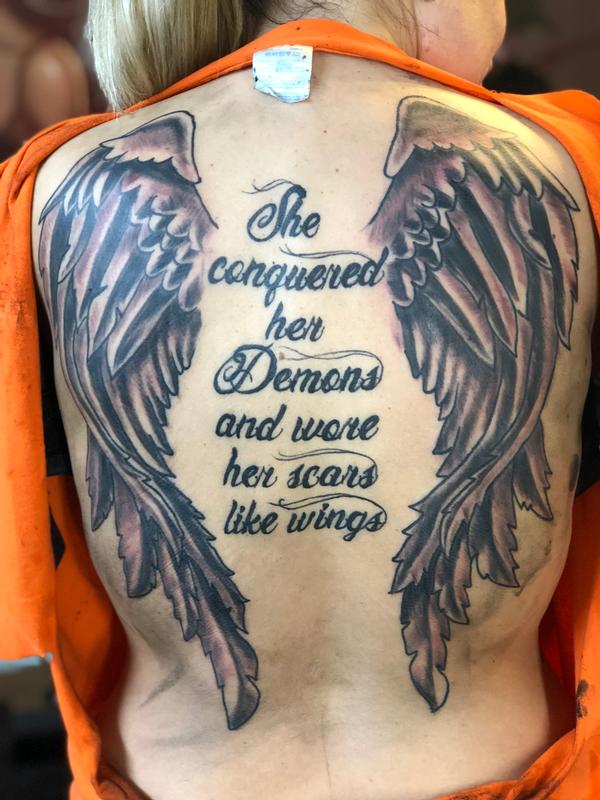 Scars like wings