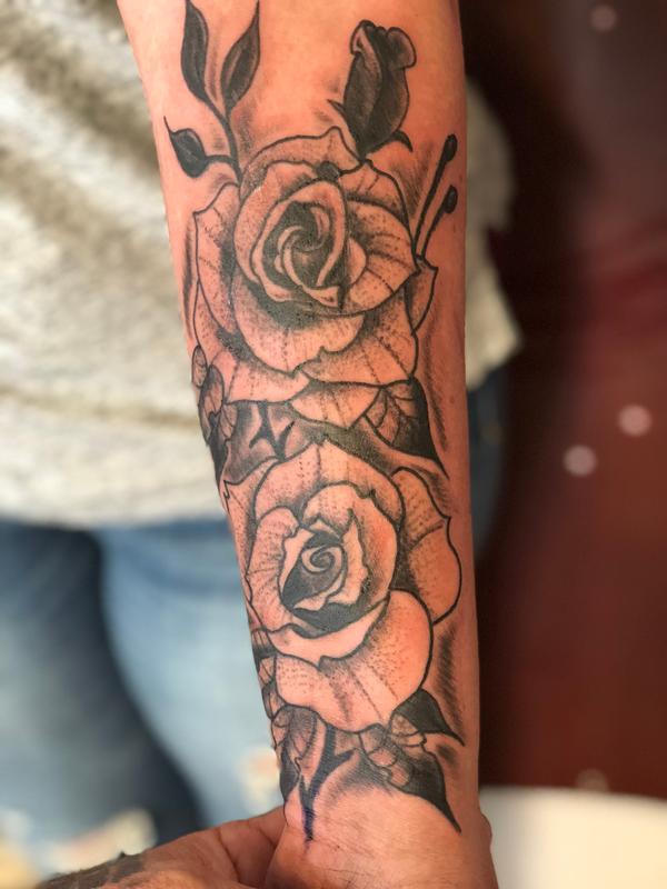 stipple roses