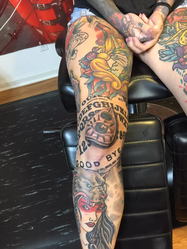 Ouija board knee