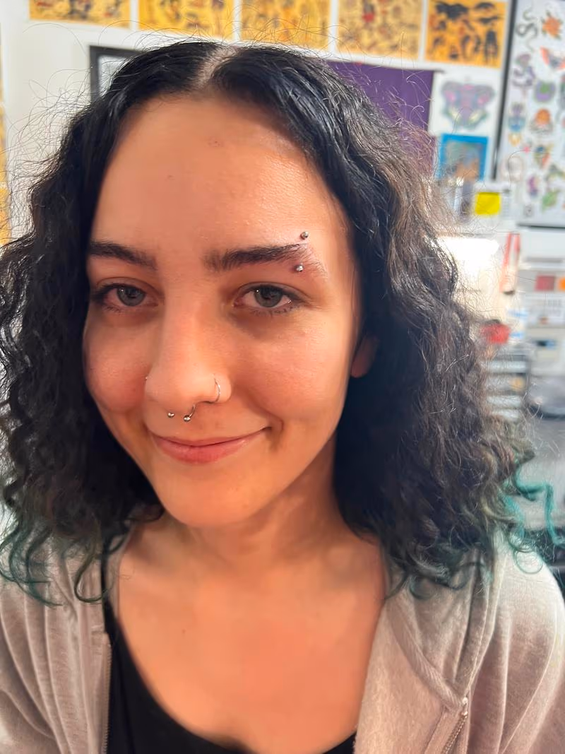 Eye brow septum