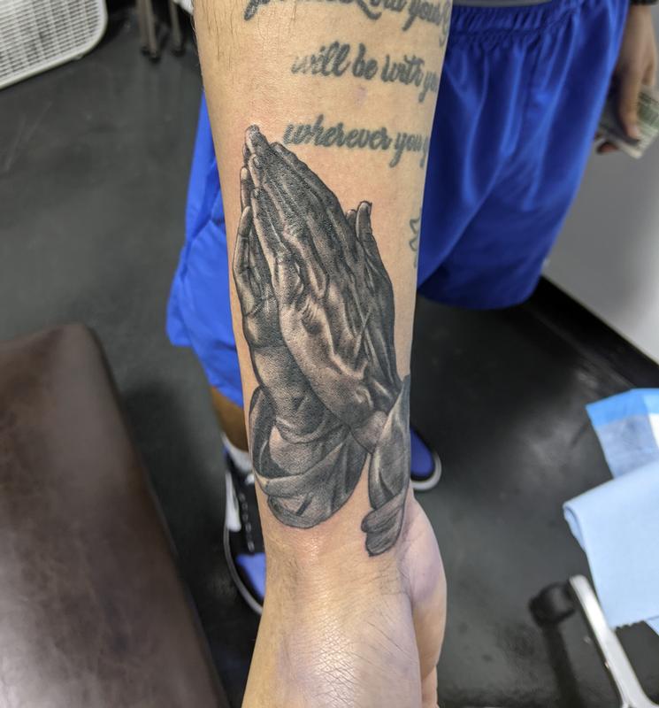 Small praying hands