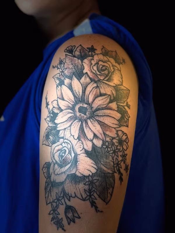 stipple flowers