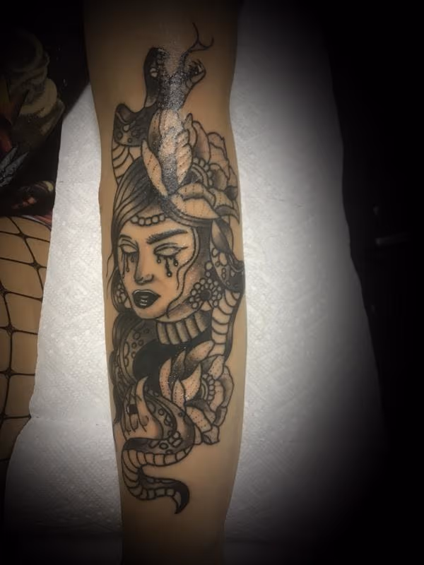 Snake Gypsy Tattoo