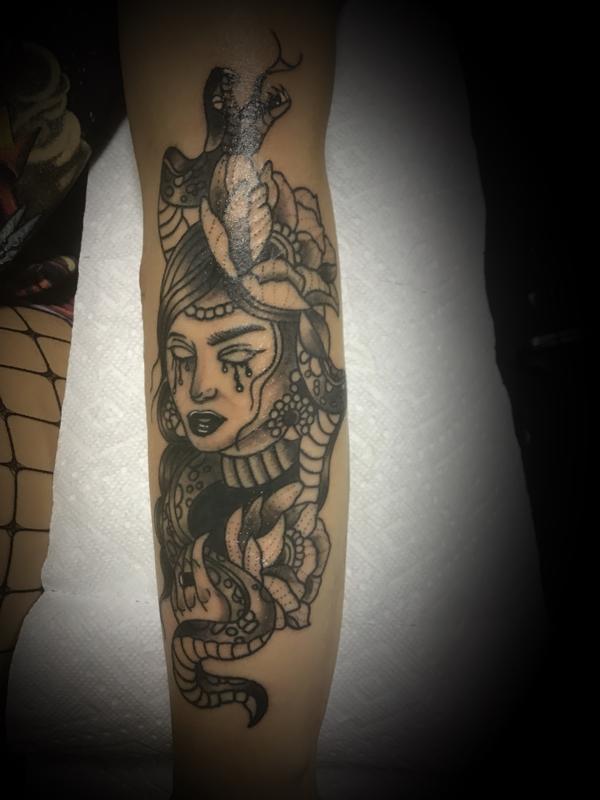 Snake Gypsy Tattoo