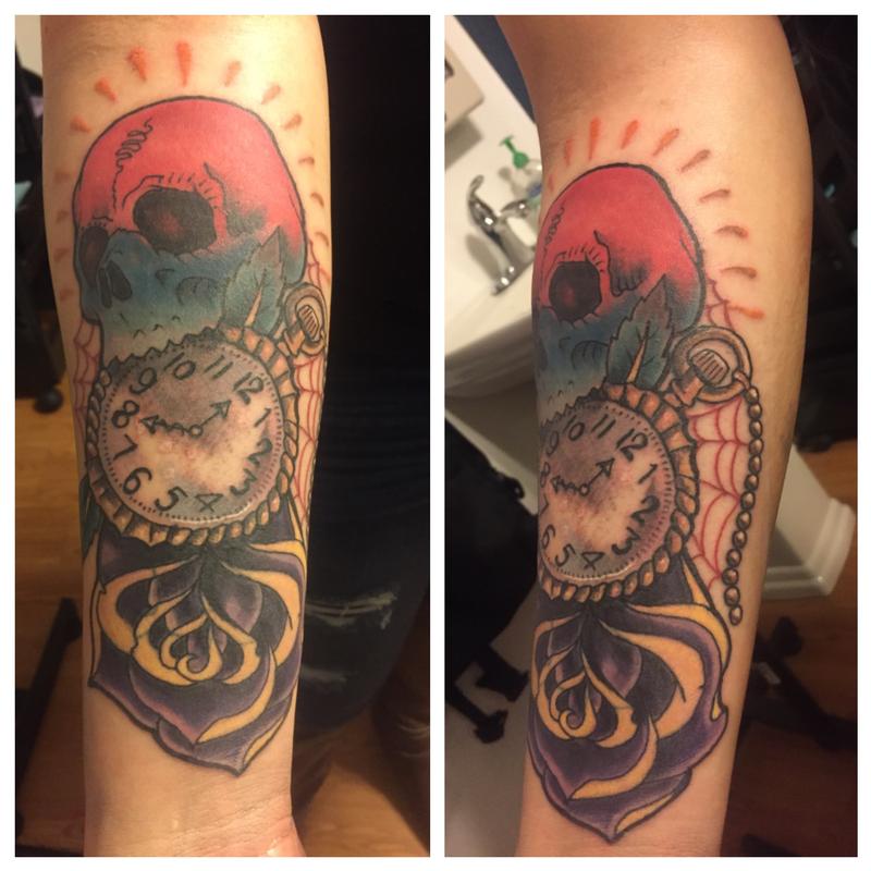 Skull watch
