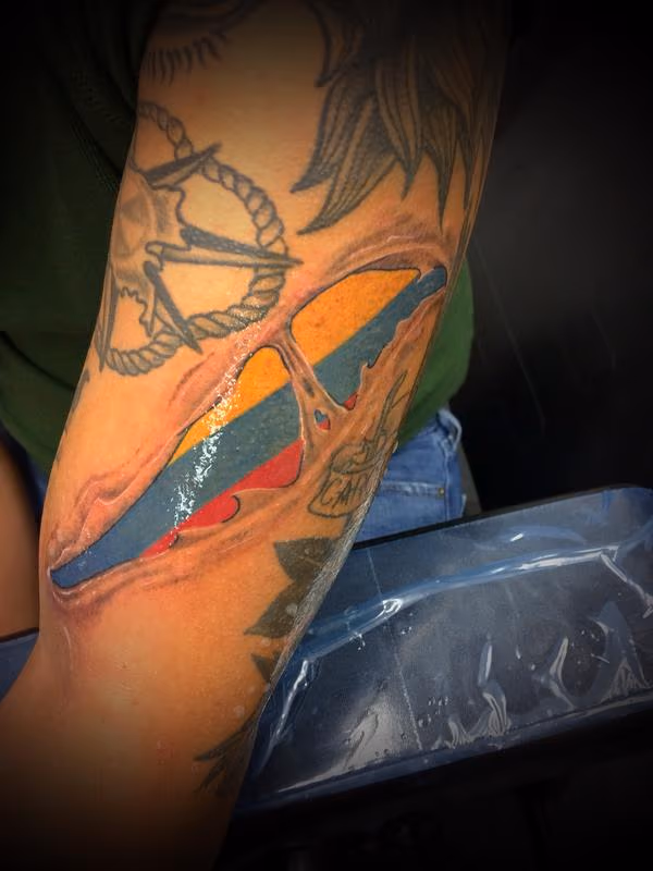 Skin Rip Flag Gap Filler